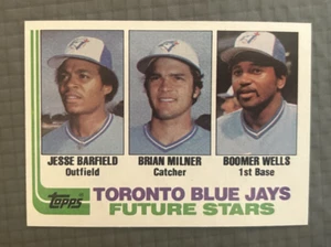Jesse Barfield, Brian Milner, Boomer Wells, Future Stars 1981  Toronto Blue Jays - Picture 1 of 7