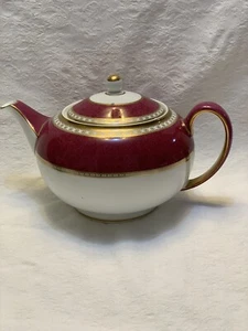 Wedgewood Ulander Pulver Rubin Teekanne - Bild 1 von 7
