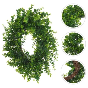 Hängen Kranz Partei Kranz Kranz Foto Prop Garland Hause Buchsbaum Kranz - Bild 1 von 12