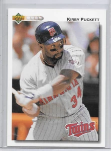 1992 Kirby Puckett Upper Deck Baseball Card #254 Minnesota Twins - Imagen 1 de 2