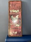 Vintage Wandbild Wanddeko fr Kche Werbeschild Huhn Eier