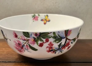 Mikasa Butterfly Garden Bone China 6" Soup Cereal Bowls - New - Picture 1 of 4