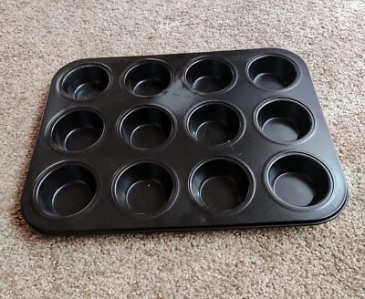 Muffinform Muffinblech Muffinförmchen Backform Backblech Cupcakes Muffin 12 Loch - Bild 1 von 3