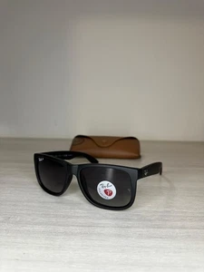 Ray-Ban Justin Classic Polarized 622/T3 Sunglasses - Gradient Gray, 54mm - Picture 1 of 7