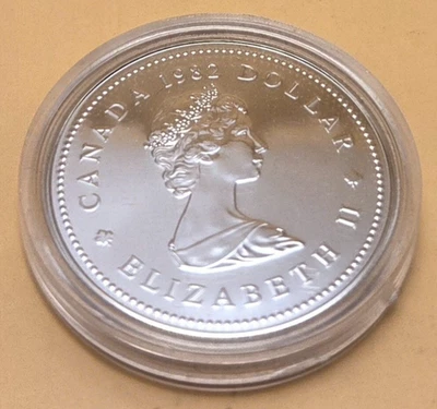 YY162-111982 Canada Constitution Scarce Edition Silver 100yr Commem Free SH - Image 1 of 2
