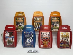x7 Top Trumps FootBall Chelses 2013/14, Manchester 2009, European - Bundle - 253 - Picture 1 of 17
