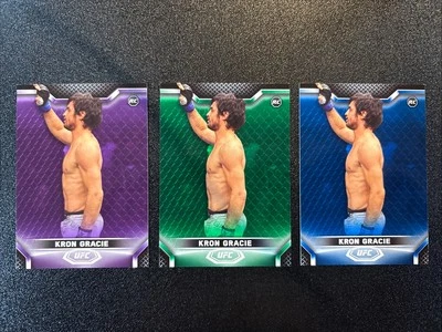 2020 Topps UFC Knockout Blue, Green, & Purple Kron Gracie #83 RC - Image 1 of 2