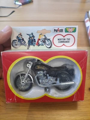POLISTIL 1:43 scale Norton 750 die-cast, con scatola, leggere dettagli! - Immagine 1 di 4