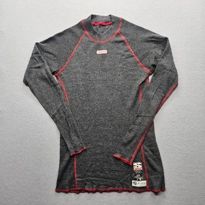 Camisa térmica de manga larga con ribete gris rojo grande Simpson para hombre Foto 1 de 4