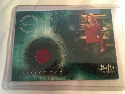 Sarah Michelle Gellar Buffy Vampire Slayer Pieceworks Worn Relic Card PW-1 - Image 1 of 2