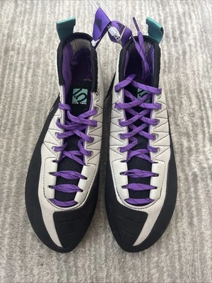 Size 9 adidas 5.10 Five Ten Grandstone Climbing Shoes Black Purple BC0866 Men - Image 1 of 4