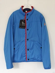 Moncler Blue Bomber Jacket Fleece Day Namic Grenoble Large 26291G - Picture 1 of 15