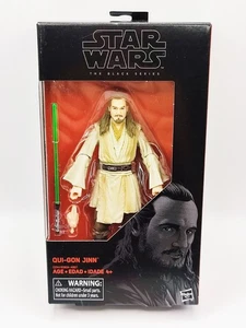 2016 HASBRO STAR WARS 6" BLACK SERIES - # 40 QUI-GON JINN - FACTORY SEALED - Picture 1 of 8