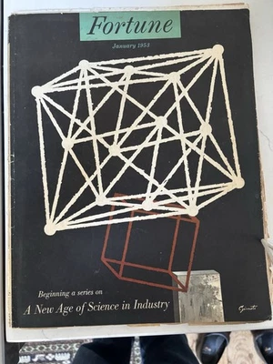  Fortune Magazine January 1953-Great Photos, Illustrations, Articles and Ads. - Image 1 of 3