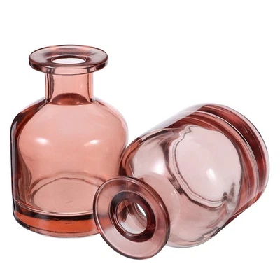  2 Pcs Reed Diffuser Empty Glass Fragrance Container Bottle Replacement - Image 1 of 4