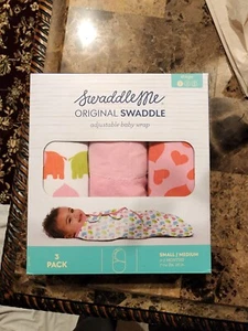 NEW! SwaddleMe Original Swaddle Blanket 3 Pack 0-3 months (Small Medium) Stage 1 - Picture 1 of 2
