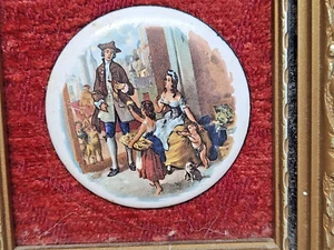 Vintage P G Collins Hand Made Enamel Plaque On Copper Romeo Juliet England - Picture 1 of 13