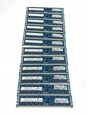 SK HYNIX 96GB (12x8GB) 2RX4 PC3-10600R MEMORY RAM HMT31GR7EFR4C-H9 - Image 1 of 3