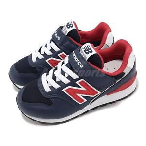New Balance 996 Wide NB Navy Red Kids Youth Strap Casual Shoes YV996EB3-W