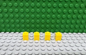 Lego 4 gelbe 1x1 Steine Block NEU - Bild 1 von 1