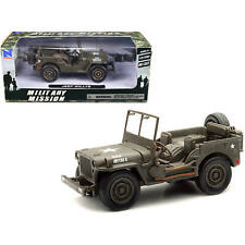 New Ray 1/32 Diecast Model Car Jeep Willys U.S.A. Army Green