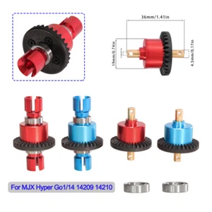 For MJX Hyper Go1/14 14209 14210 RC Front Rear Metal Differential  Pinion Set - Bild 1 von 19
