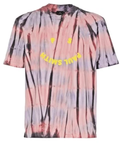 NUEVA CAMISETA PS PAUL SMITH Smiley Logo SS PEQUEÑA Tie Dye Púrpura Claro Nueva con Etiquetas $125 - Imagen 1 de 16