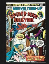 Marvel Team-Up #34 VFNM Buscema Spider-Man Nighthawk Valkyrie Meteor Man(Looter)