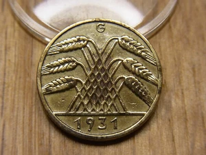 Alte Münze 10 Pfennig 1931 G. Extrem Selten ! - Bild 1 von 2