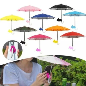 Mini Parasol Soporte para Teléfono Móvil Parasol Ventosa Portátil Linda Decoración - Imagen 1 de 14