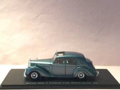 spark 1:43 Bentley Mark Vl Standard Steel Sports Saloon 1952 Green Art. Nr:S3802 - Immagine 1 di 4