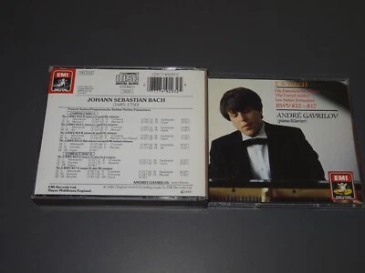 J-S BACH - FRENCH SUITES: ANDRE GAVRILOV / EU/JAPAN 2-CD-BOX 1985 (CD'S MINT-) - Bild 1 von 4
