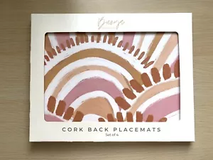 Leah Cummins cork back placemat/indigenous art [Set of 4] - Picture 1 of 2