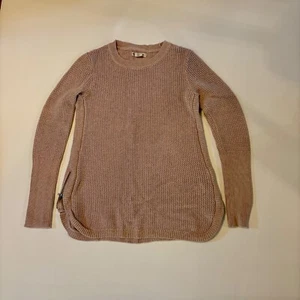 Dakini Pedal Pink Knit Sweater Size Small Zippers Lightweight - Picture 1 of 7
