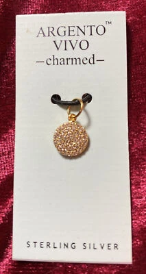 Dije Argento Vivo plata de ley con pedrería nuevo con etiquetas Foto 1 de 2