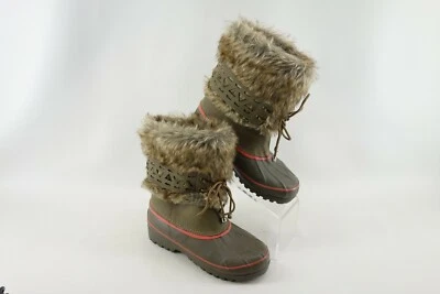 Khombu Nola Waterproof Leather/Rubber Winter Duck Boots Faux Fur Woman's 6M - Image 1 of 4