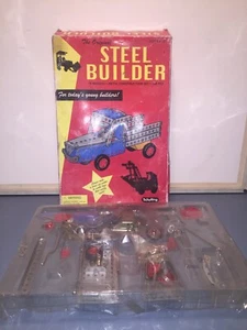 Vintage The Original Steel Builder Metal Construction Set By Schylling With Box - Picture 1 of 12