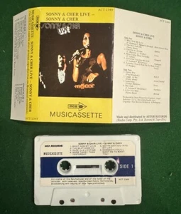 Sonny & Cher Live Cassette Nos - Picture 1 of 1