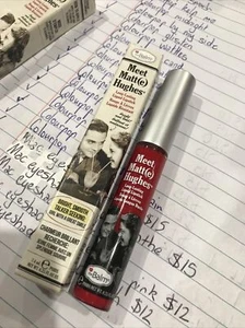 BNIB The Balm Meet Matt(e) Hughes Liquid Lipstick *devoted** - Picture 1 of 1
