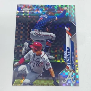 2020 Topps Chrome XFRACTOR Dansby Swanson #65 X-Fractor Parallel Card Braves - Bild 1 von 10