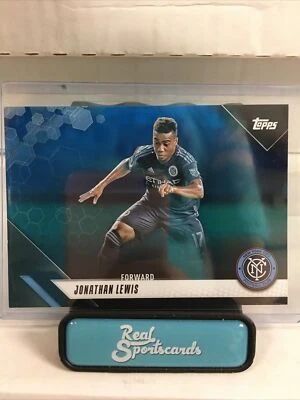 2019 Topps MLS Blue Parallel /99 Jonathan Lewis #141 NYCFC - Image 1 of 4