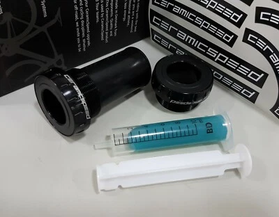 Ceramicspeed 34.8x68mm BSA Shimano HG24 Road Bottom Bracket Black(Non-Coated) - Image 1 of 4