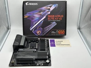 GIGABYTE B650 AORUS ELITE AX V2 AM5 LGA 1718 AMD ATX Motherboard READ/FOR PARTS - Bild 1 von 9