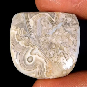 Ágata natural único CRAZY LACE 30,30 quilates. Excelente piedra preciosa cabujón de lujo - Imagen 1 de 3