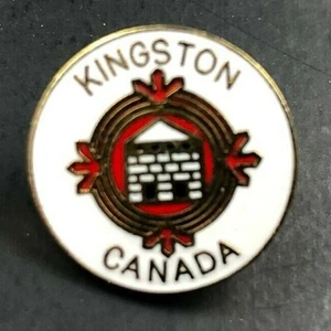 Kingston, Kanada Vintage Anstecknadel Emaille Pinback Pin Back 0,75 x 0,75 Souvenir  - Bild 1 von 4
