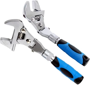 Flexhead Adjustable Wrench 10" to 12" Ratcheting Crescent Wrenches with Retract - Picture 1 of 9