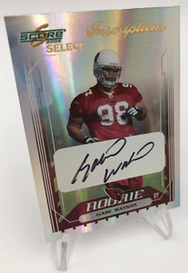 GABE WATSON ROOKIE AUTO SP/200 Card 2006 Score INSCRIPTIONS CARDINALS MICHIGAN - Picture 1 of 9