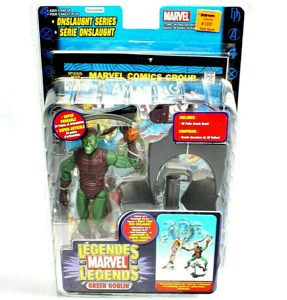 Marvel Legends GREEN GOBLIN PVC figure 16cm Toy Biz - Immagine 1 di 1