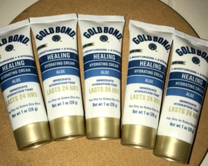 5 Pack Gold Bond Ultimate Skin Therapy Cream Healing Lotion Aloe 1 oz Vit A C E - Picture 1 of 7