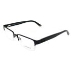 New Versace VE 1184 1261 Matte Black Metal Rectangle Eyeglasses 53mm